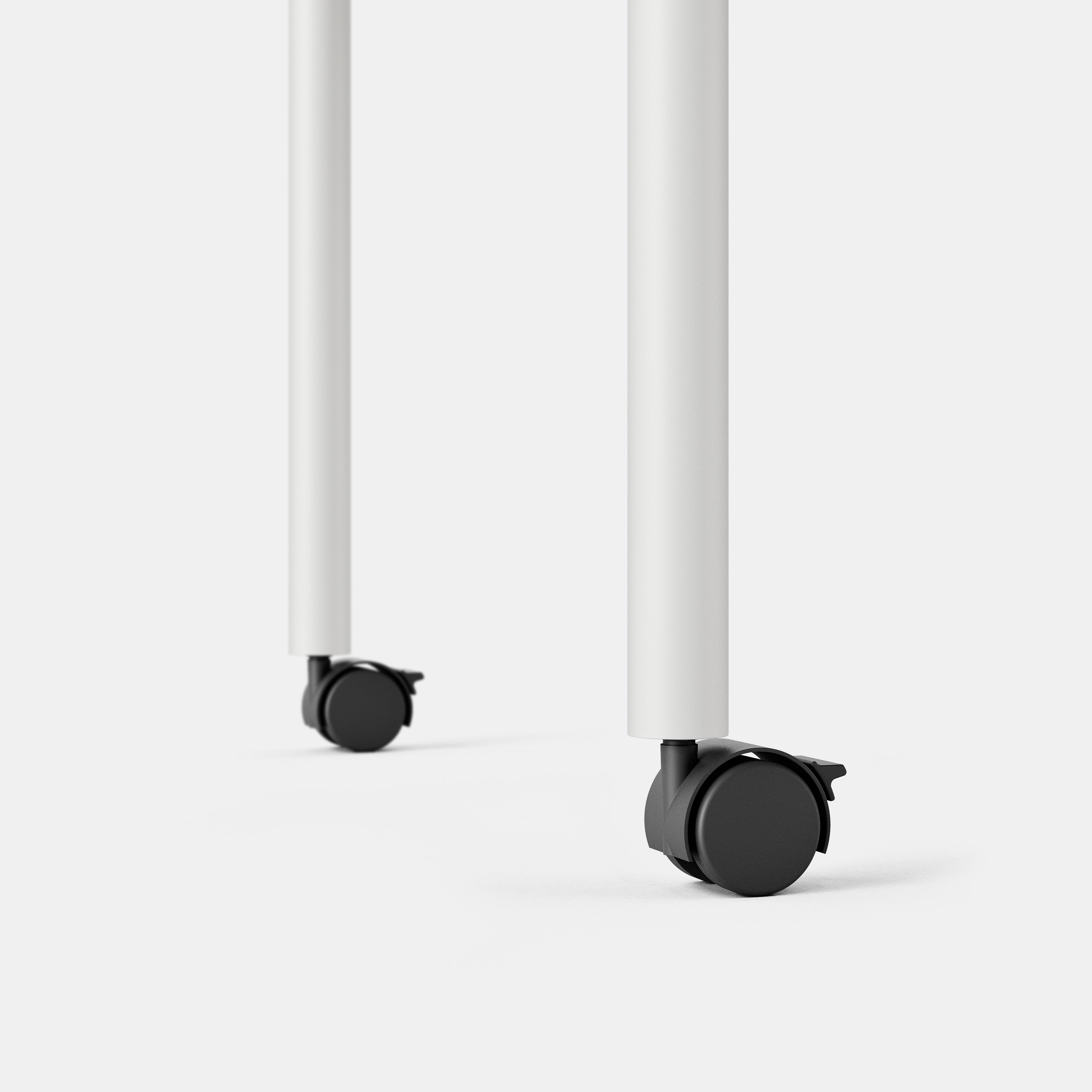 20240502_DailyDesk_CasterKit_View2_White_cba1d32e-1c96-4f2b-b096-1542e6b859a4 Open Box - Caster Leg Kit - Image 1