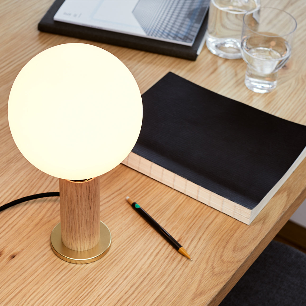 Tala-Oak-Knuckle-Table-Lamp-Sphere-IV-OAK-SPHR-IV-KT-01_21-lifestyle_3e251a01-64ff-4a7c-a2a0-796207e29f83 Knuckle Lamp - Image 1